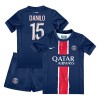 Maglia ufficiale Paris Saint Germain Danilo Pereira 15 Casa 2024-25 per Bambino